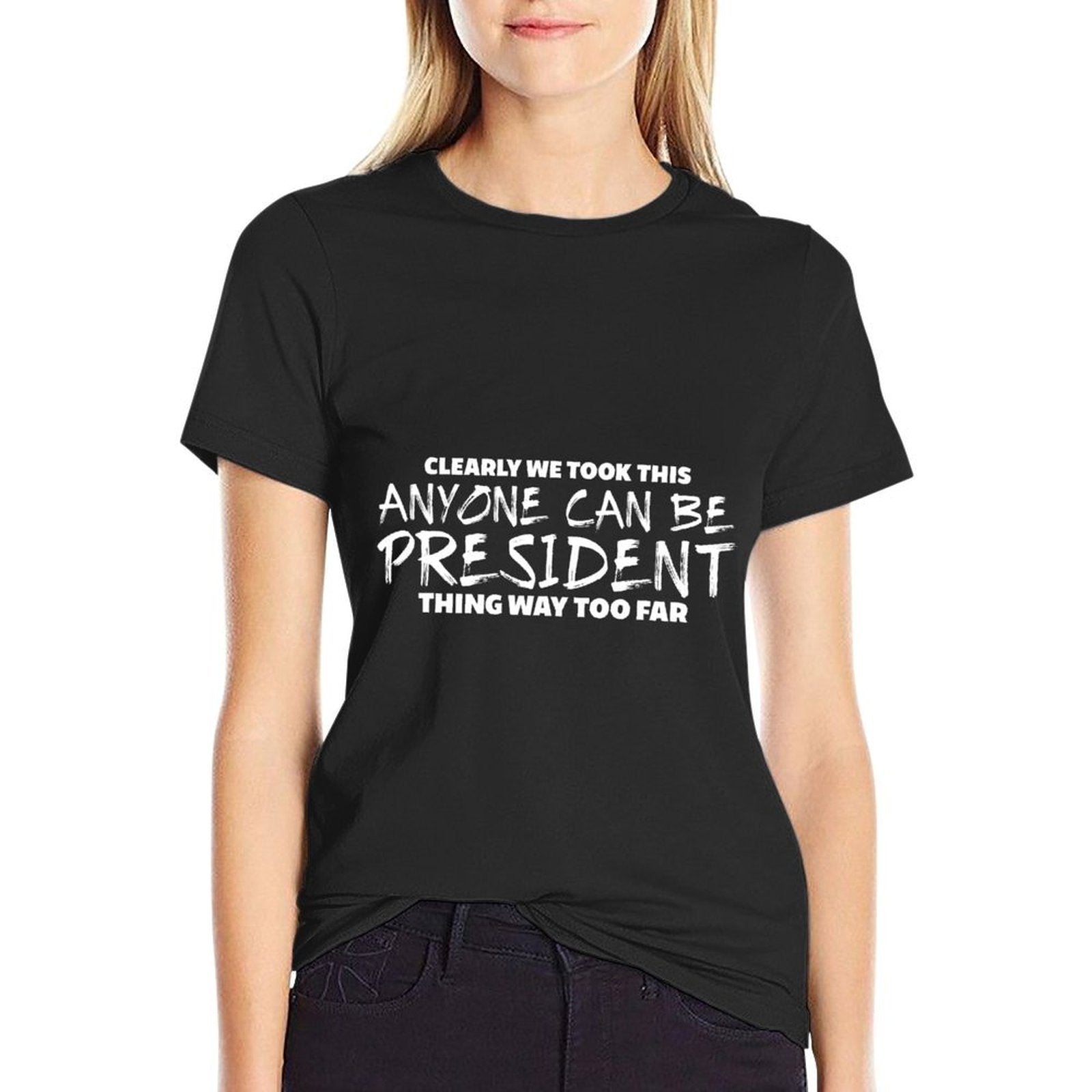 Anti Trump Hate T-shirt  Moisture-wicking T-Shirt