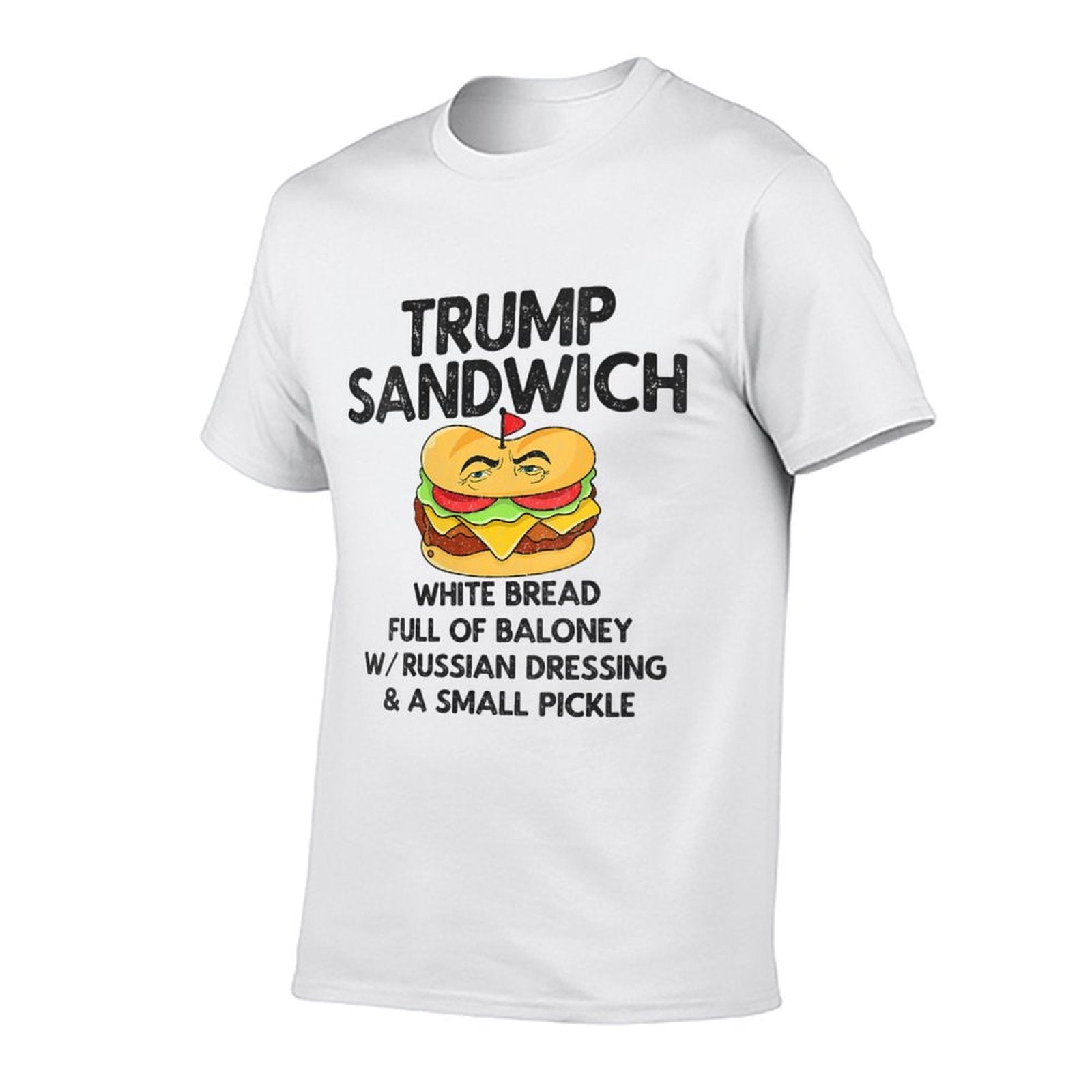 Womens Trump Sandwich Anti-Trump  Easy-care T-Shirt