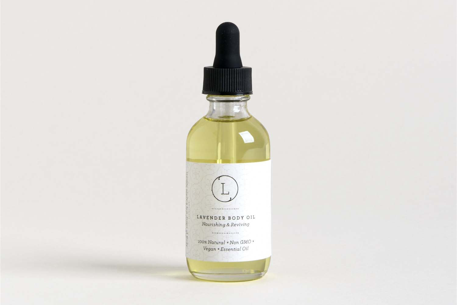 CBD Lavender Body Oil with CBD, Natural Moisturizing Body Oil (THC free) by Lizush